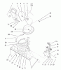 Toro 38445 (3650) - CCR 3650 Snowthrower, 2001 (210000001-210999999) Ersatzteile CHUTE ASSEMBLY