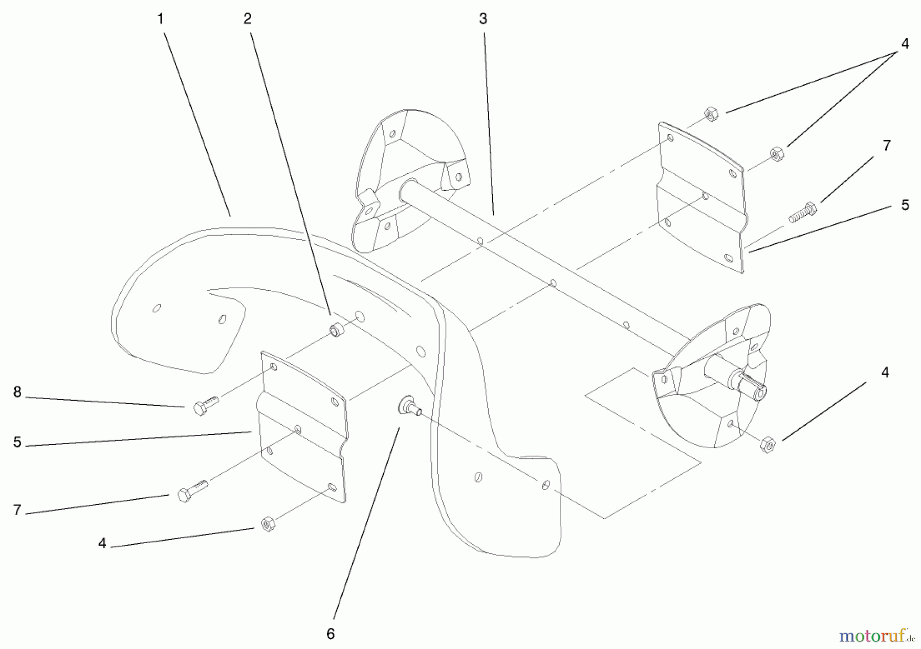 Toro Neu Snow Blowers/Snow Throwers Seite 1 38445 (3650) - Toro CCR 3650 Snowthrower, 2001 (210000001-210999999) IMPELLER ASSEMBLY