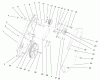 Toro 38445 (3650) - CCR 3650 Snowthrower, 2001 (210000001-210999999) Ersatzteile IMPELLER DRIVE ASSEMBLY