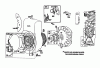 Toro 62933 - 5 hp Lawn Blower, 1985 (5000001-5999999) Ersatzteile ENGINE BRIGGS & STRATTON MODEL NO. 130202-1610-01