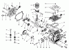 Toro 38500 (624) - 624 Power Shift Snowthrower, 1988 (8000001-8999999) Ersatzteile CRANKCASE ASSEMBLY
