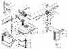 Toro 38500 (624) - 624 Power Shift Snowthrower, 1988 (8000001-8999999) Ersatzteile FUEL SYSTEM & MUFFLER ASSEMBLIES