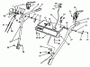 Toro 38500 (624) - 624 Power Shift Snowthrower, 1988 (8000001-8999999) Ersatzteile HANDLE ASSEMBLY
