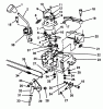 Toro 38500 (624) - 624 Power Shift Snowthrower, 1988 (8000001-8999999) Ersatzteile TRACTION LINKAGE ASSEMBLY