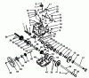 Toro 38500 (624) - 624 Power Shift Snowthrower, 1988 (8000001-8999999) Ersatzteile TRANSMISSION ASSEMBLY NO. 62-0190