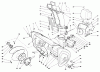 Toro 38505 (624) - 624 Power Shift Snowthrower, 1990 (0000001-0999999) Ersatzteile HOUSING & CHUTE ASSEMBLY