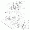 Toro 38505 (624) - 624 Power Shift Snowthrower, 1990 (0000001-0999999) Ersatzteile TRACTION DRIVE ASSEMBLY