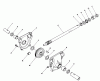 Toro 38505 (624) - 624 Power Shift Snowthrower, 1991 (1000001-1999999) Ersatzteile 24" AUGER GEARCASE ASSEMBLY NO. 66-8020