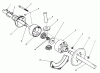 Toro 38505 (624) - 624 Power Shift Snowthrower, 1991 (1000001-1999999) Ersatzteile DIFFERENTIAL KIT MODEL NO. 38038 (OPTIONAL)