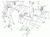 Toro 38505 (624) - 624 Power Shift Snowthrower, 1991 (1000001-1999999) Ersatzteile HANDLE ASSEMBLY