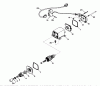 Toro 38510 (624) - 624 Power Shift Snowthrower, 1988 (8000001-8999999) Ersatzteile ELECTRIC STARTER MOTOR KIT NO. 33328C (OPTIONAL)