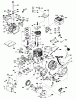 Toro 38510 (624) - 624 Power Shift Snowthrower, 1988 (8000001-8999999) Ersatzteile ENGINE TECUMSEH MODEL NO. H60-75504V