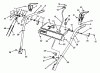 Toro 38510 (624) - 624 Power Shift Snowthrower, 1988 (8000001-8999999) Ersatzteile HANDLE ASSEMBLY