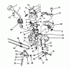 Toro 38510 (624) - 624 Power Shift Snowthrower, 1988 (8000001-8999999) Ersatzteile TRACTION LINKAGE ASSEMBLY