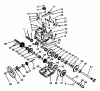 Toro 38510 (624) - 624 Power Shift Snowthrower, 1988 (8000001-8999999) Ersatzteile TRANSMISSION ASSEMBLY NO. 62-0190