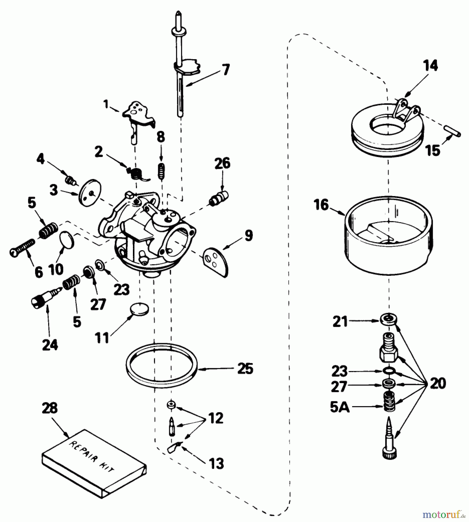  Toro Neu Snow Blowers/Snow Throwers Seite 1 38510 (624) - Toro 624 Power Shift Snowthrower, 1989 (9000001-9999999) CARBURETOR TECUMSEH NO. 632379