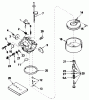 Toro 38510 (624) - 624 Power Shift Snowthrower, 1989 (9000001-9999999) Ersatzteile CARBURETOR TECUMSEH NO. 632379