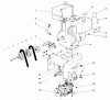 Toro 38510 (624) - 624 Power Shift Snowthrower, 1989 (9000001-9999999) Ersatzteile ENGINE ASSEMBLY