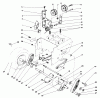 Toro 38510 (624) - 624 Power Shift Snowthrower, 1989 (9000001-9999999) Ersatzteile TRACTION DRIVE ASSEMBLY