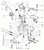 Toro 38510 (624) - 624 Power Shift Snowthrower, 1989 (9000001-9999999) Ersatzteile TRACTION LINKAGE ASSEMBLY