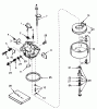 Toro 38510 (624) - 624 Power Shift Snowthrower, 1992 (2000001-2999999) Ersatzteile CARBURETOR TECUMSEH NO. 632379A