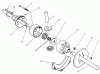 Toro 38510 (624) - 624 Power Shift Snowthrower, 1992 (2000001-2999999) Ersatzteile DIFFERENTIAL KIT MODEL NO. 38038 (OPTIONAL)