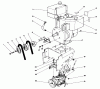 Toro 38510 (624) - 624 Power Shift Snowthrower, 1992 (2000001-2999999) Ersatzteile ENGINE ASSEMBLY