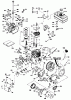 Toro 38510 (624) - 624 Power Shift Snowthrower, 1992 (2000001-2999999) Ersatzteile ENGINE TECUMSEH MODEL NO. H60-75504W