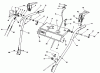 Toro 38510 (624) - 624 Power Shift Snowthrower, 1992 (2000001-2999999) Ersatzteile HANDLE ASSEMBLY