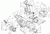Toro 38510 (624) - 624 Power Shift Snowthrower, 1992 (2000001-2999999) Ersatzteile HOUSING & CHUTE ASSEMBLY