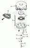 Toro 38510 (624) - 624 Power Shift Snowthrower, 1992 (2000001-2999999) Ersatzteile REWIND STARTER TECUMSEH NO. 590604