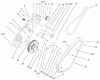 Toro 38535 (2450) - CCR 2450 GTS Snowthrower, 2002 (220000001-220999999) Ersatzteile IMPELLER DRIVE ASSEMBLY