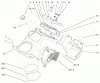 Toro 38535 (2450) - CCR 2450 GTS Snowthrower, 2002 (220000001-220999999) Ersatzteile UPPER SHROUD AND CONTROL PANEL ASSEMBLY