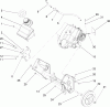 Toro 38515 (2450) - CCR 2450 GTS Snowthrower, 2006 (260000001-260999999) Ersatzteile ENGINE AND FRAME ASSEMBLY