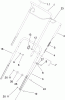 Toro 38515 (2450) - CCR 2450 GTS Snowthrower, 2009 (290000001-290999999) Ersatzteile HANDLE ASSEMBLY