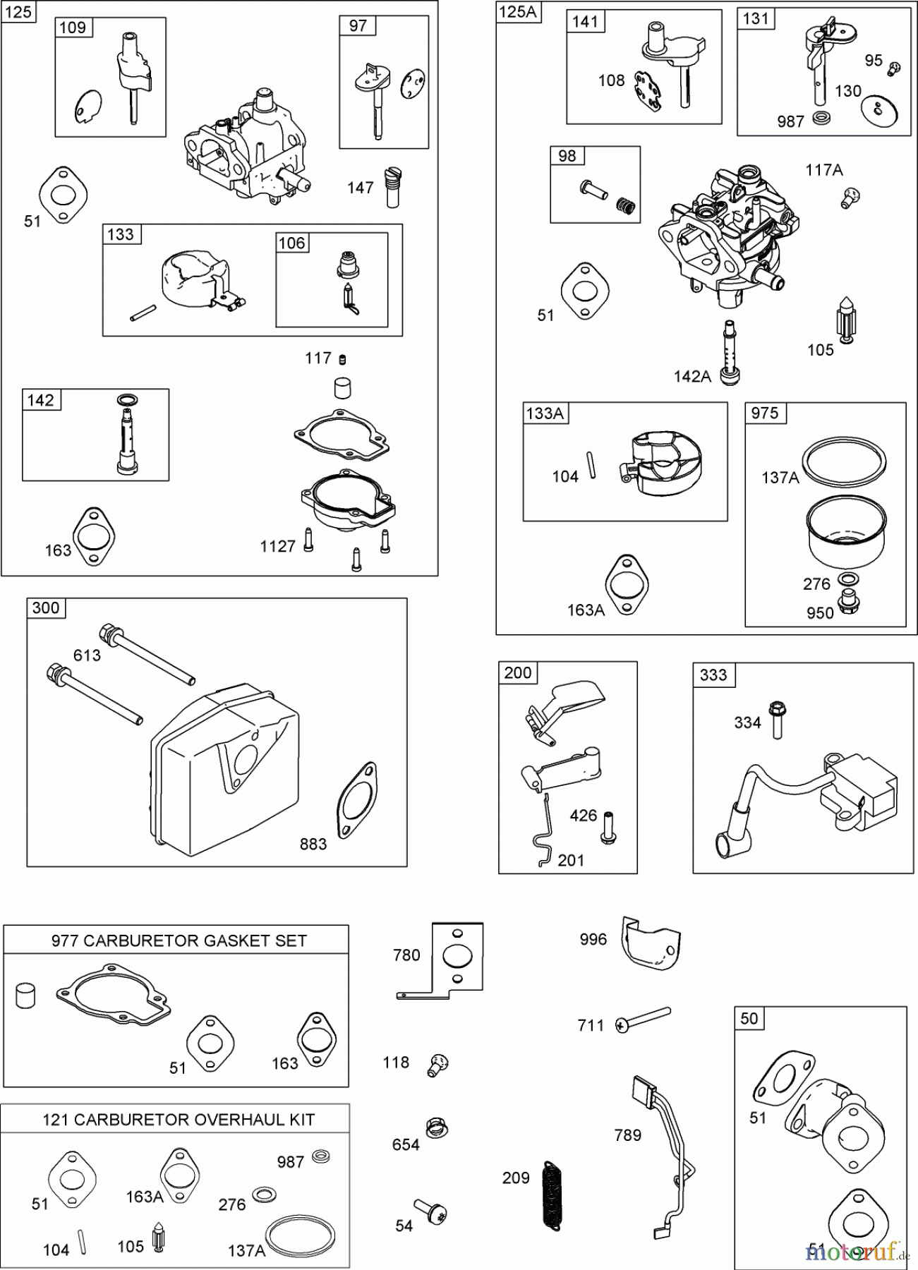 Toro Neu Snow Blowers/Snow Throwers Seite 1 38515 (2450) - Toro CCR 2450 GTS Snowthrower, 2009 (290000001-290999999) MUFFLER, CARBURETOR AND INTAKE MANIFOLD ASSEMBLY BRIGGS AND STRATTON 084132-0120-E8