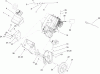 Toro 38516 (2450) - CCR 2450 GTS Snowthrower, 2007 (270000001-270010000) Ersatzteile ENGINE, GAS TANK AND FRAME ASSEMBLY