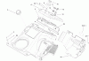 Toro 38516 (2450) - CCR 2450 GTS Snowthrower, 2007 (270000001-270010000) Ersatzteile SHROUD AND CONTROL PANEL ASSEMBLY