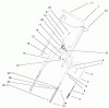 Toro 38537 (3650) - CCR 3650 GTS Snowthrower, 2003 (230000001-230999999) Ersatzteile HANDLE ASSEMBLY