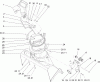 Toro 38517 (3650) - CCR 3650 GTS Snowthrower, 2005 (250000001-250999999) Ersatzteile CHUTE ASSEMBLY