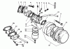 Toro 58402 - 2 hp Edger, 1984 (4000001-4999999) Ersatzteile CARBURETOR ASSEMBLY