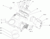Toro 38517 (3650) - CCR 3650 GTS Snowthrower, 2005 (250000001-250999999) Ersatzteile UPPER SHROUD AND CONTROL PANEL ASSEMBLY