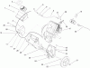 Toro 38518 (3650) - CCR 3650 GTS Snowthrower, 2005 (250000001-250999999) Ersatzteile ENGINE AND FRAME ASSEMBLY