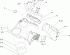Toro 38518 (3650) - CCR 3650 GTS Snowthrower, 2005 (250000001-250999999) Ersatzteile UPPER SHROUD AND CONTROL PANEL ASSEMBLY