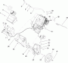 Toro 38518 (3650) - CCR 3650 GTS Snowthrower, 2006 (260010001-260999999) Ersatzteile ENGINE, GAS TANK AND FRAME ASSEMBLY