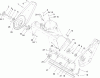 Toro 38518 (3650) - CCR 3650 GTS Snowthrower, 2006 (260010001-260999999) Ersatzteile ROTOR HOUSING AND SCRAPER ASSEMBLY