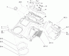 Toro 38518 (3650) - CCR 3650 GTS Snowthrower, 2006 (260010001-260999999) Ersatzteile SHROUD AND CONTROL PANEL ASSEMBLY