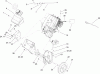 Toro 38518 (3650) - CCR 3650 GTS Snowthrower, 2007 (270000001-270010000) Ersatzteile ENGINE, GAS TANK AND FRAME ASSEMBLY