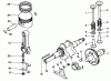 Toro 58402 - 2 hp Edger, 1985 (5000001-5999999) Ersatzteile CRANKSHAFT ASSEMBLY