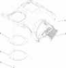 Toro 38518 (3650) - CCR 3650 GTS Snowthrower, 2007 (270000001-270010000) Ersatzteile UPPER SHROUD ASSEMBLY NO. 110-3401